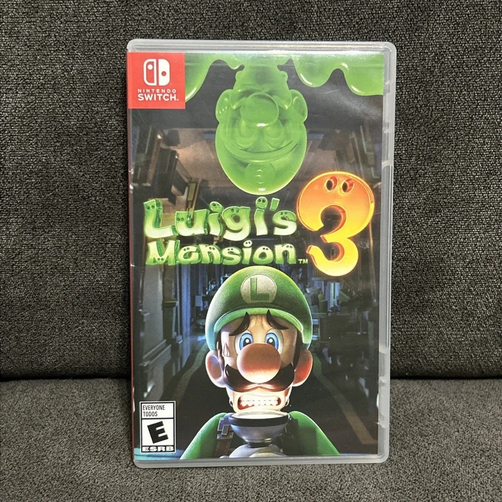 Luigi's Mansion 3 Nintendo Switch Case Only No Game Replacement Authentic USA
